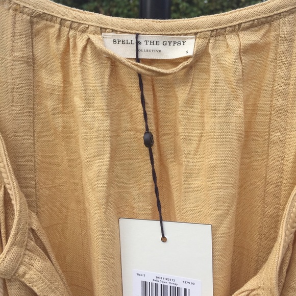 🌿 Spell Bella Gown Caramel • Size Small • NWT - Picture 8 of 10